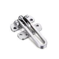 【OLA MALL
】H7JB สแตนเลส Hasp Latch ล็อคประตูโซ่ Anti-Theft Clasp กุญแจสำหรับ Home Kit