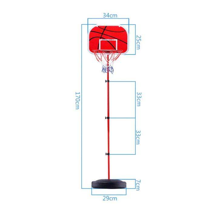 antushop-บาสเกตบอลแบบพกพาขาตั้งฮูบบาสเก็ตบอลปรับความสูงได้พร้อมขาตั้งสำหรับในร่มกลางแจ้งของเล่นเด็ก