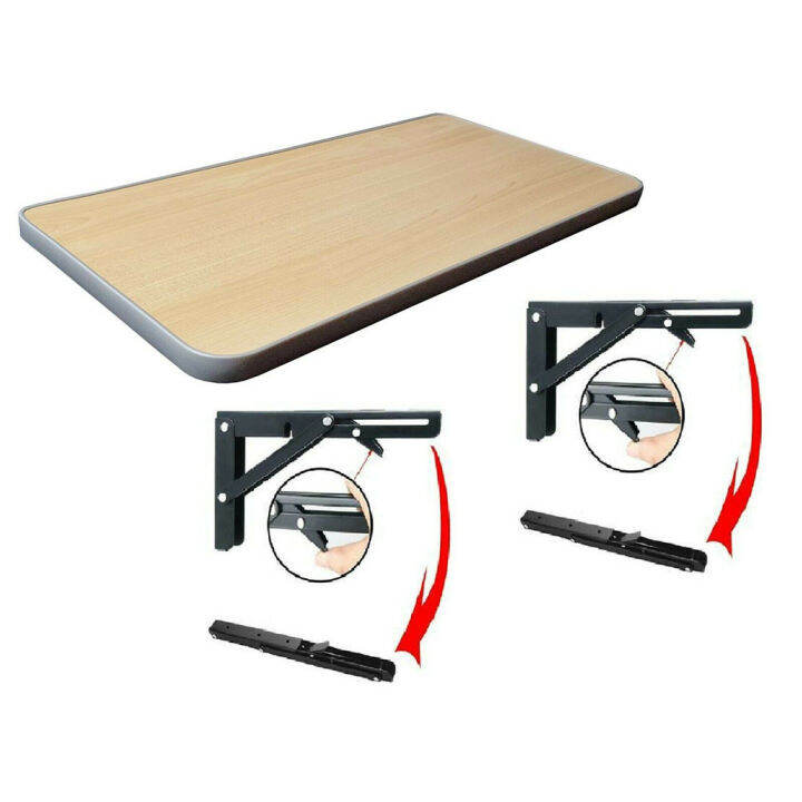 [jiik]Caravan Folding Bracket Motorhome Stainless Steel Table Shelf