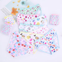 10 Pieces/lot Design Childrens Girls Panties Cotton Soft Pretty Cartoon Child Underwear for Girls Kids Boxer Panties Breathable