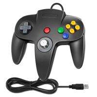 [UYGC]ตัวควบคุมจอยสติ๊ก Joypad สำหรับจอสัมผัสแบบมีสาย USB N64บิตสำหรับพอร์ตคอมพิวเตอร์แบบมินิ MAC Linux ราสเบอร์รี่ Pi 3 Sega Genesis Higan