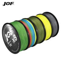 JOF Super PE Braid X8สายตกปลา300M 150M 8Strands สายถัก Braided Multifilament สาย PE 8สายไฟ Braided Wire