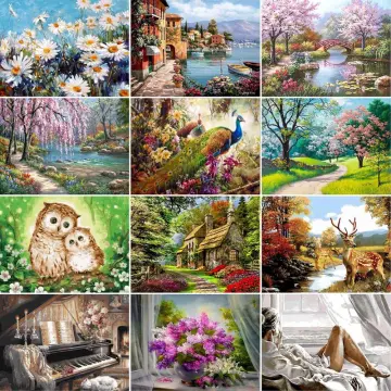 Painting Number Adults Birds Animals  Paint Numbers Adults Canvas Kits -  Framed - Aliexpress