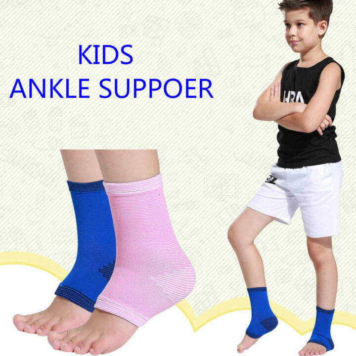2PCS Kids Children Ankle Brace Compression Sleeves Foot Arch Support Plantar Fasciitis Sock For