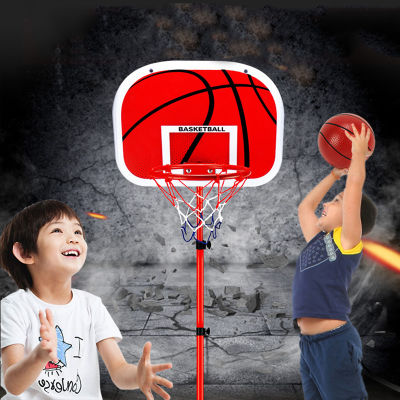 [Antushop] ชุดแป้นบาสเก็ตบอลสำหรับเด็กกลางแจ้ง63-165ซม. เซตห่วงที่ใส่ตะกร้าปรับระดับความสูงได้สำหรับเด็กผู้ชายอุปกรณ์เสริมสำหรับของเล่นในร่ม