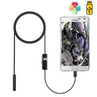 【ussw1】กล้อง Endoscope 5.5มม. 6 LEDs ปรับ IP67กันน้ำ USB กล้องตรวจสอบแบบยืดหยุ่น Borescope สำหรับโทรศัพท์ PC