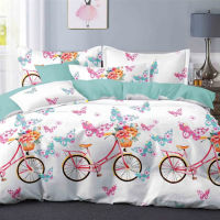 Floral Bedding Set Queen Size Home Bed Decoration Boys Girls Duvet Cover Sets King Soft Polyester Luxury Modern Home Bed Set