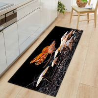 Nordic Kitchen Mat Home Entrance Doormat Bedroom Living Room Decoration Long Carpet Hallway Balcony Bathroom Anti-Slip Floor Rug