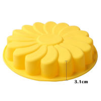 Silicone Big Cake Molds Flower Crown Shape Cake Bakeware Baking Tools 3D Bread Pastry Mould Pizza Pan DIY Birthday Wedding Party