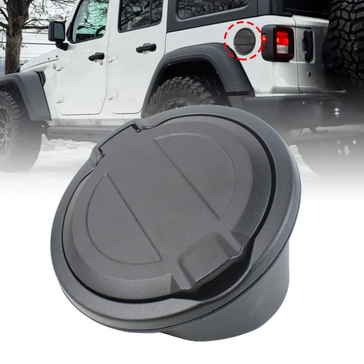 Tank covers Fuel Cover Car Gas Oil Cap Exterior Parts Auto Replacement Parts  Steel ABS Plastic For Jeep Wrangler JL 2018 2019 Up | Lazada PH