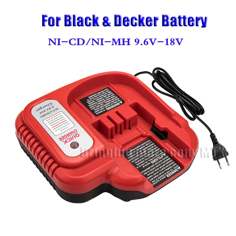 Fast Battery Charger For Black & Decker Ni-CD Ni-MH Battery Replacement  Battery Charger Multi-Volt 9.6V/12V/14.4V/18V hotsell