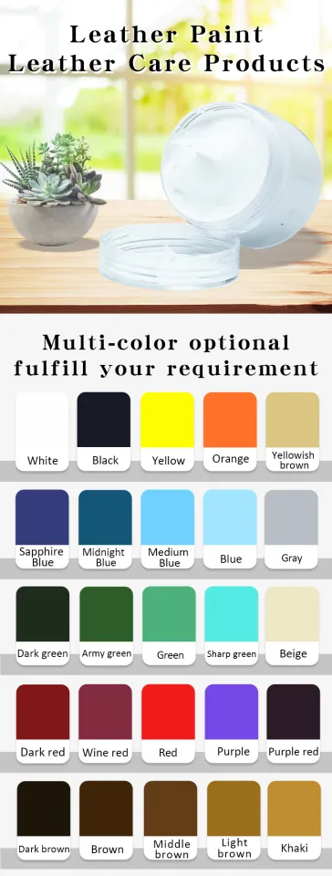 White Leather Shoe Paint Cream Coloring for Bag Sofa Car Seat Scratch 30ml  Leather Dye Repair Restoration Color Change Paint
