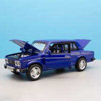 AAA1/32อัลลอยด์ LADA 2106โมเดลรถของเล่นโลหะคลาสสิกไฟเสียงหล่อขึ้นรูปรถของเล่นดึงถอยหลังสำหรับเป็นของขวัญสำหรับเด็ก