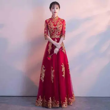 traditional chinese wedding dress qipao