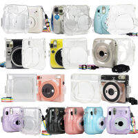 【 Shishi14】กระเป๋าแวววาวคริสตัลเคสโปร่งใสสำหรับ Fujifilm Instax Mini 11/9/8/7 +/7S/7c/40/70/90 /Liplay,SQ1สี่เหลี่ยม/20ฟิล์มสำเร็จรูปกล้อง