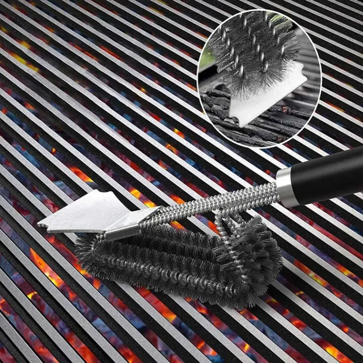 Ideal Barbecue kitchen Accessories Grill Brush and Scraper Best BBQ