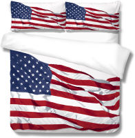 Bedding Set Duvet Cover Set US Flag Printed King Size Child Adult Bedroom Comforter Cover Sets Home Textile Decorations