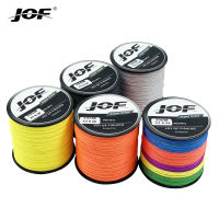 JOF SUPER POWER II หลายสี300M 4เส้นถัก PE สายตกปลาสายมัลติฟิลาชนิดเรียบเอ็นตกปลา8-80LB