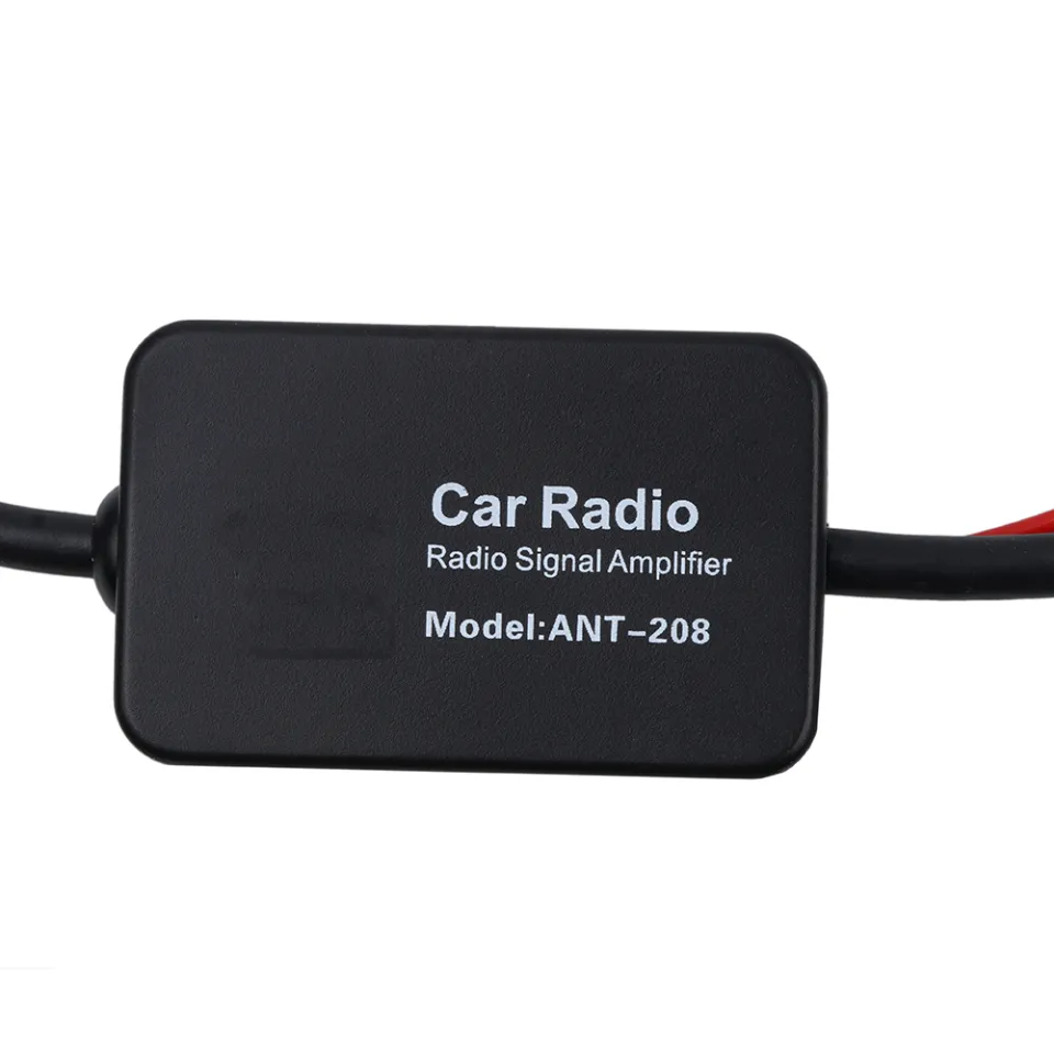 1x Stereo Aerial DAB AM FM Radio Car Antenna Splitter Signal AMP