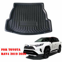 【JUMA】 ถาดรองไลเนอร์กระบะรถโตโยต้า RAV4 2019 2020,พรมเช็ดเท้าถังน้ำพับได้พกพาได้ด้านหลัง