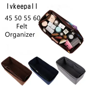 Lv Keepall 45 50 55 60 Organizer Bag For Felt Customize Insert Bag Multi  Compartments