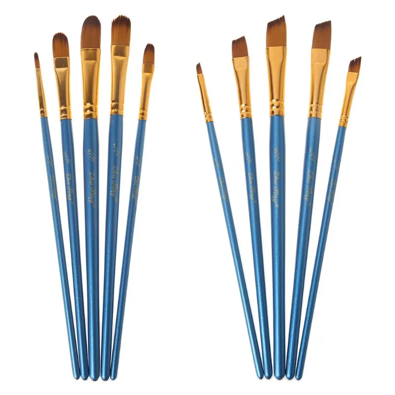 3pcs Detail Paint Brushes Nylon Miniature Painting Brush(000#,00#,0#), Blue