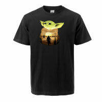 ทีวี Mandalorian ชายเสื้อ T 2020 ฤดูร้อน Tops Tees ฝ้าย Starwars แขนสั้นลูกเรือคอเสื้อยืดเด็ก Yoda streetwear