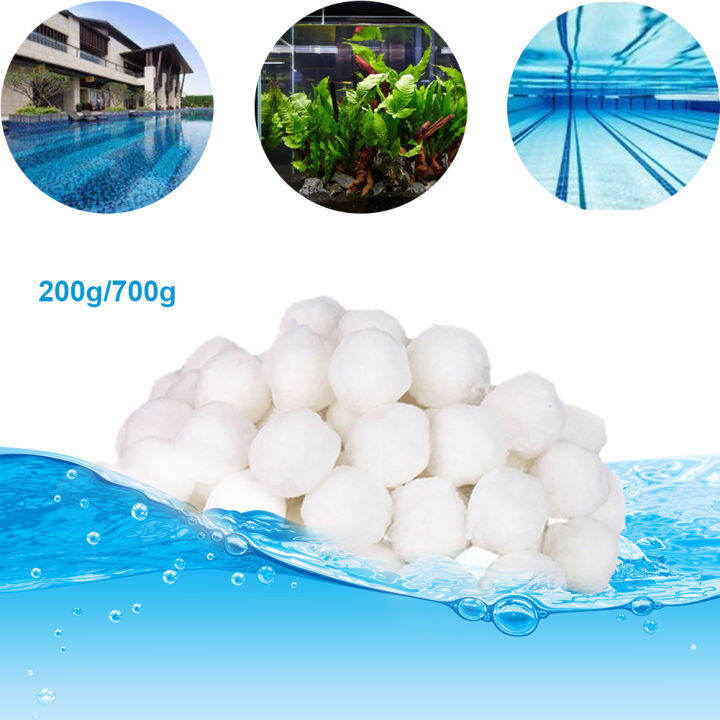 [7ig6]200g/700g White Pool Filter Balls Filterballs Sand Filter
