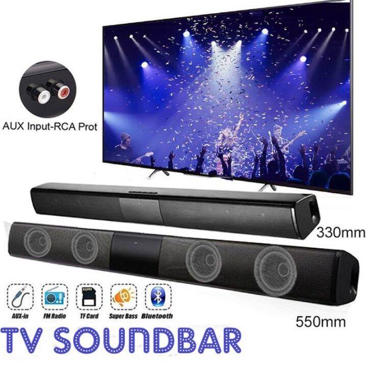 Loa TV Loa Bluetooth Cho Máy Tính  Loa Thanh Siêu Trầm Âm Thanh Nổi Trầm  Cột Bluetooth Với Fm AUX TF RCA Trung Tâm Âm Nhạc 