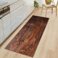 Kitchen Entrance Door Mat Home Bedroom Childrens Rugs Living Room Wood Grain Decoration Hallway Balcony Non-Slip Bath Floor Mat