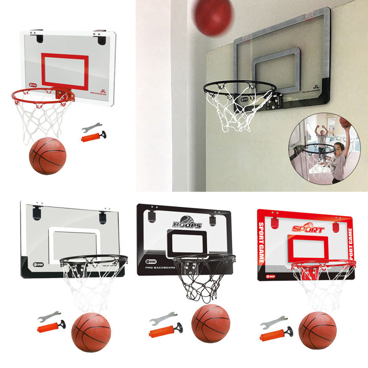 antushop-อุปกรณ์เสริมห่วงบาสเกตบอลเล็กแบบพกพาอุปกรณ์กีฬาบาสเก็ตบอลสำหรับสนามบ้าน