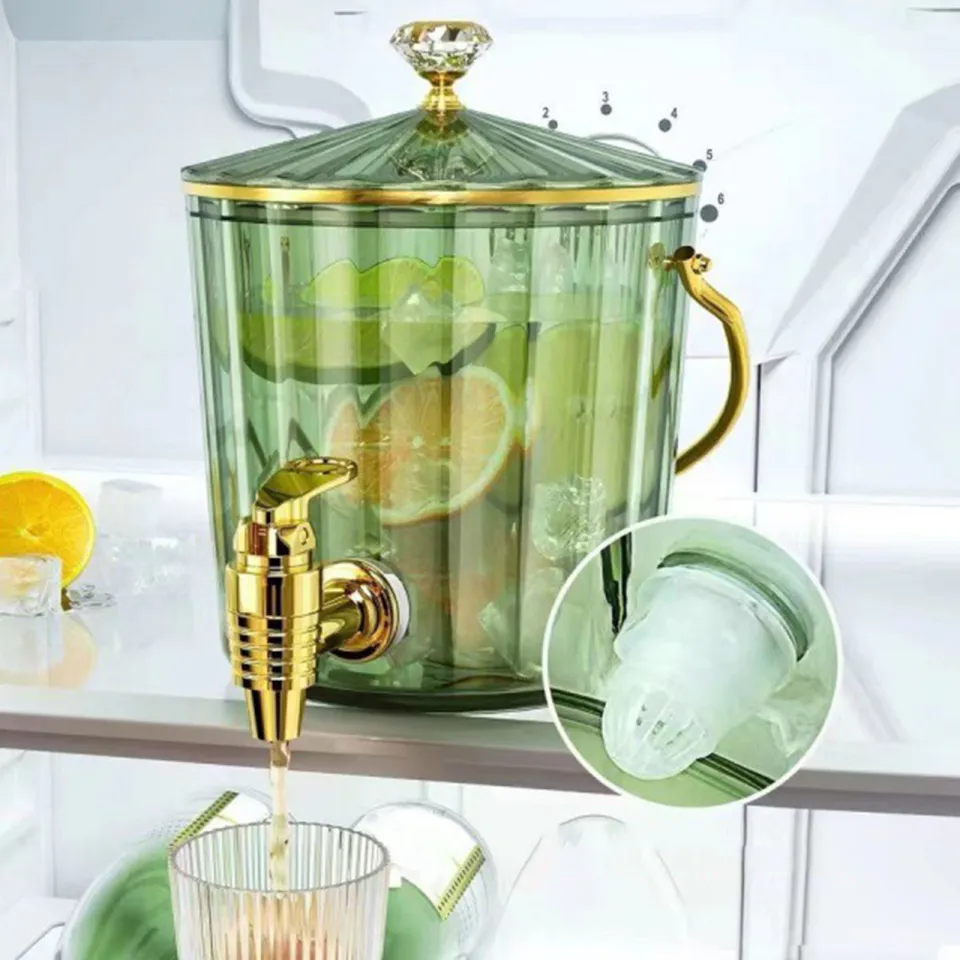 2l Drink Dispenser With Spigot Juice Jar For Juice Lemonade