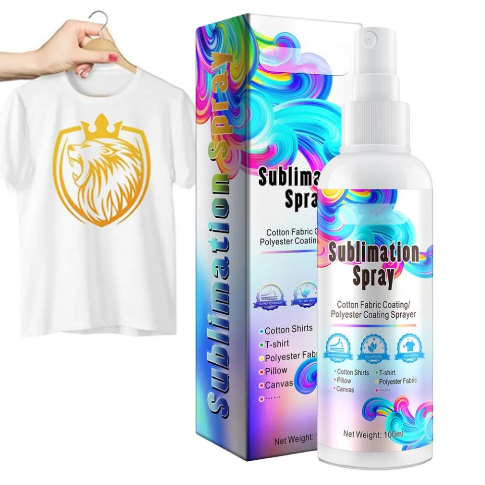 New Sublimation Coating Spray for Cotton T-SHIRTS & polyester 3.38 oz