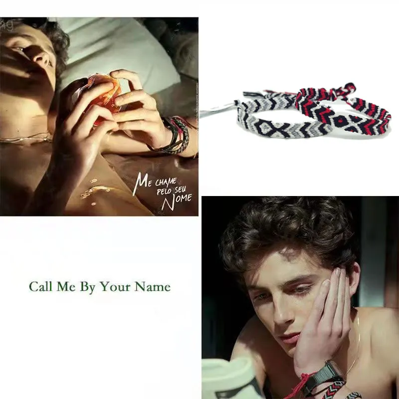 Movie Call Me By Your Name Cosplay Andre Aciman Hand Weave