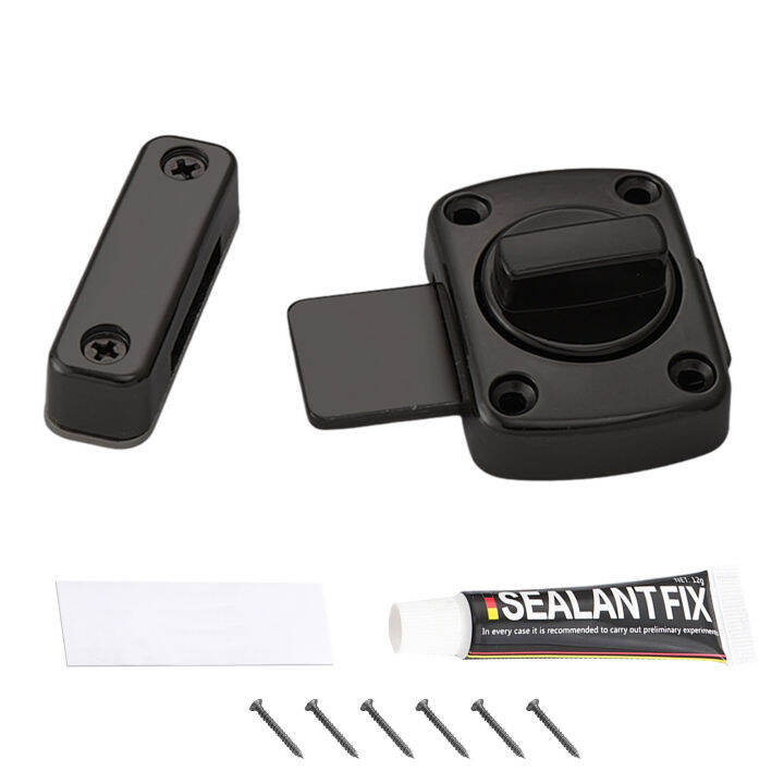 Door Bolt Latch Rotate Bolt Bathroom Latch Security Door Slide Lock