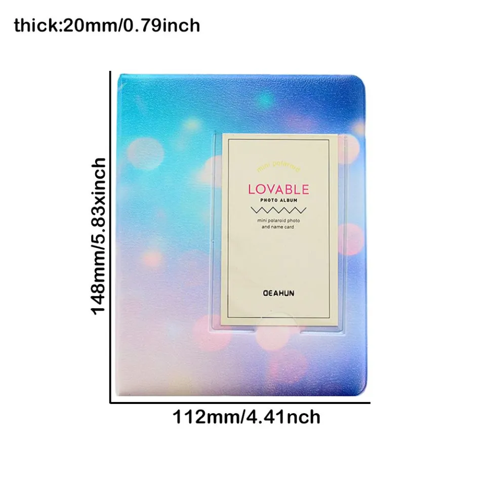96 Pockets 3 Inch Mini Film Photo Album Book Name Card Holder For Fujifilm Instax  Mini