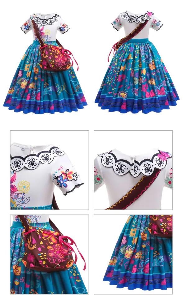 Disney Mirabel Princess Dress Suit Charm For Girls Cosplay