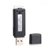 【angchuo】
 ปากกา USB มินิ2 In 1เครื่องบันทึกเสียงเสียงดิจิทัล8GB 16GB,32GB เครื่องบันทึกเสียงกับ USB U-Disk อุปกรณ์อัดเสียงแบบ One Touch