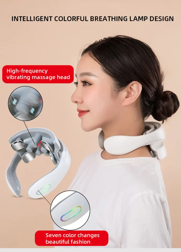 Neck Relax Massage Machine, Low Frequency Pulse Smart Neck Massager Relieve  Fatigue Long Endurance 6 Modes For Outdoor Use 