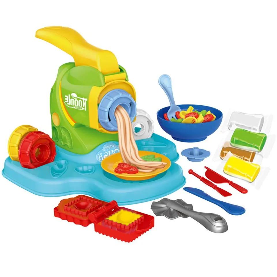 Kids Playdoh Set Kitchen Playdoh Plasticine Noodle Tool Kid Play House Toys  DIY Playdoh Clay Noodle Machine Play Doh Accessories