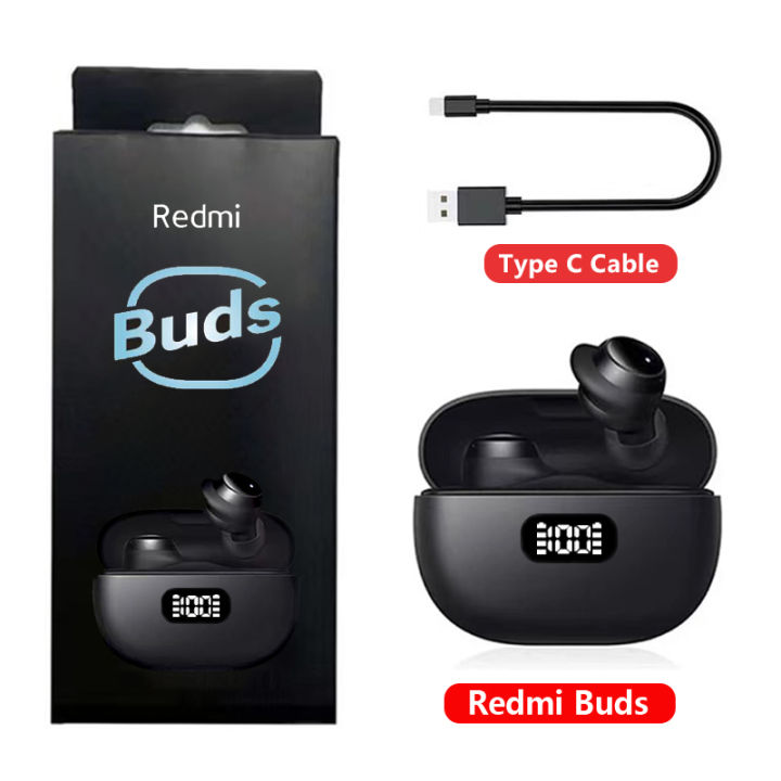 zzooi-new-xiaomi-redmi-buds-tws-wireless-earphones-bluetooth-5-2-dual-stereo-waterproof-sports-hd-call-led-display-earbuds