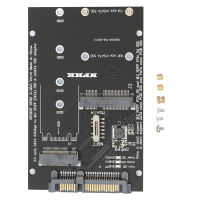 [BFDE]M.2เอ็มซาต้า SSD กับอะแดปเตอร์ SATA 3.0 2 In 1การ์ดแปลงสัญญาณสำหรับแล็ปท็อปพีซี USB 3.0เป็น2.5ฮาร์ดดิสก์ SATA เครื่องอ่านการ์ด