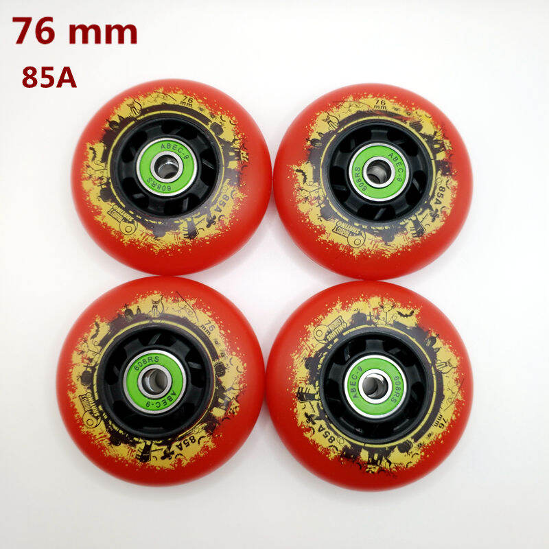 Free shipping roller skate wheel skate wheel 76 mm 80 mm black color