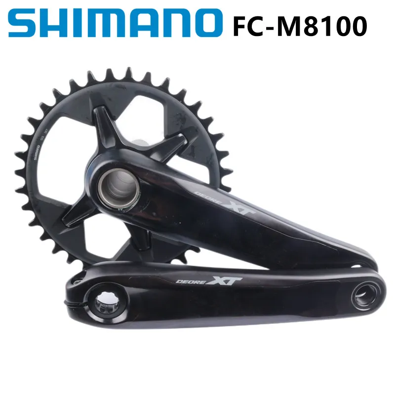 Shimano XT M8100 M8120 Crankset 1x12 Speed 2x12 Speed MTB 165mm