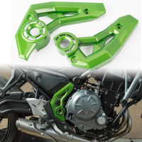 【qjus
】 สำหรับ Kawasaki Ninja 650ฝาครอบด้านข้าง Z650 2017 2018 2019 2020 2021เฟรม2022แผงโครงกระจังหน้ารถอุปกรณ์ปกป้องป้องกันรถจักรยานยนต์