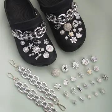 CROC CHARM BLING, Metal, Rhinestone : : Clothing, Shoes &  Accessories
