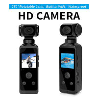 【angchuo】
 กล้องแบบพกพากล้อง Action Camera HD 1.3 "HD หน้าจอ LCD 270 ° กล้องเพื่อการกีฬา Wi-Fi หมุนได้พร้อมซองกันน้ำสำหรับหมวกกันน็อกของแท้