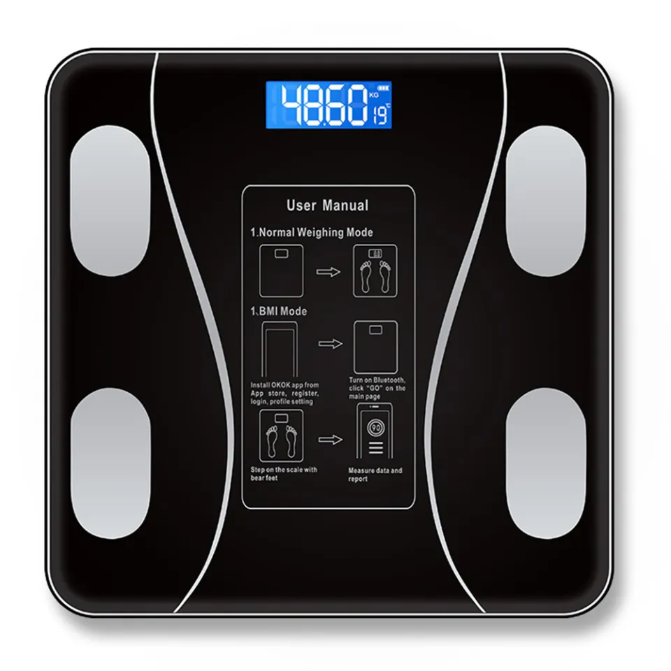 Weighing Scale Bluetooth Body Fat Escamas Smart Electronic BMI