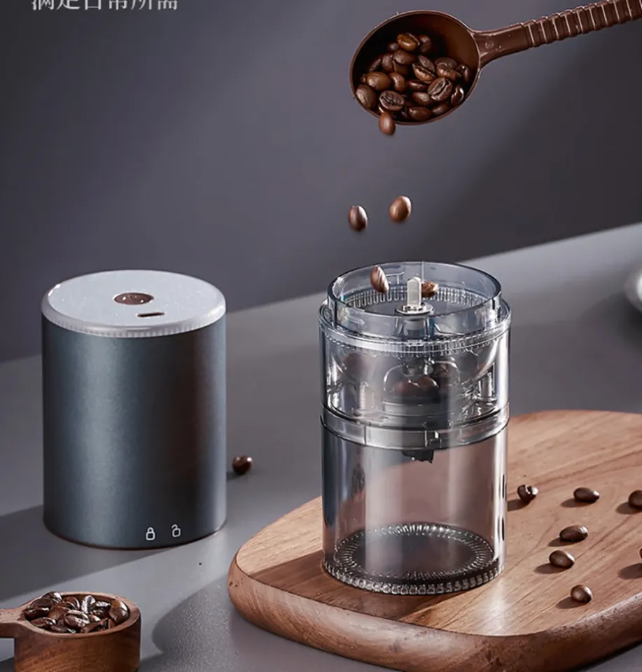 Portable Electric Coffee Grinder Nuts Grains Pepper Coffee Bean