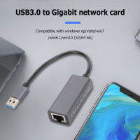 【 Shishi14】USB3.0/ชนิด-C เพื่อ RJ45 10M/100M อะแดปเตอร์สายต่ออินเทอร์เน็ต Lan ตัวแปลงอีเธอร์เน็ตการ์ดเครือข่าย Gigabit สำหรับสวิตช์ PC Windows